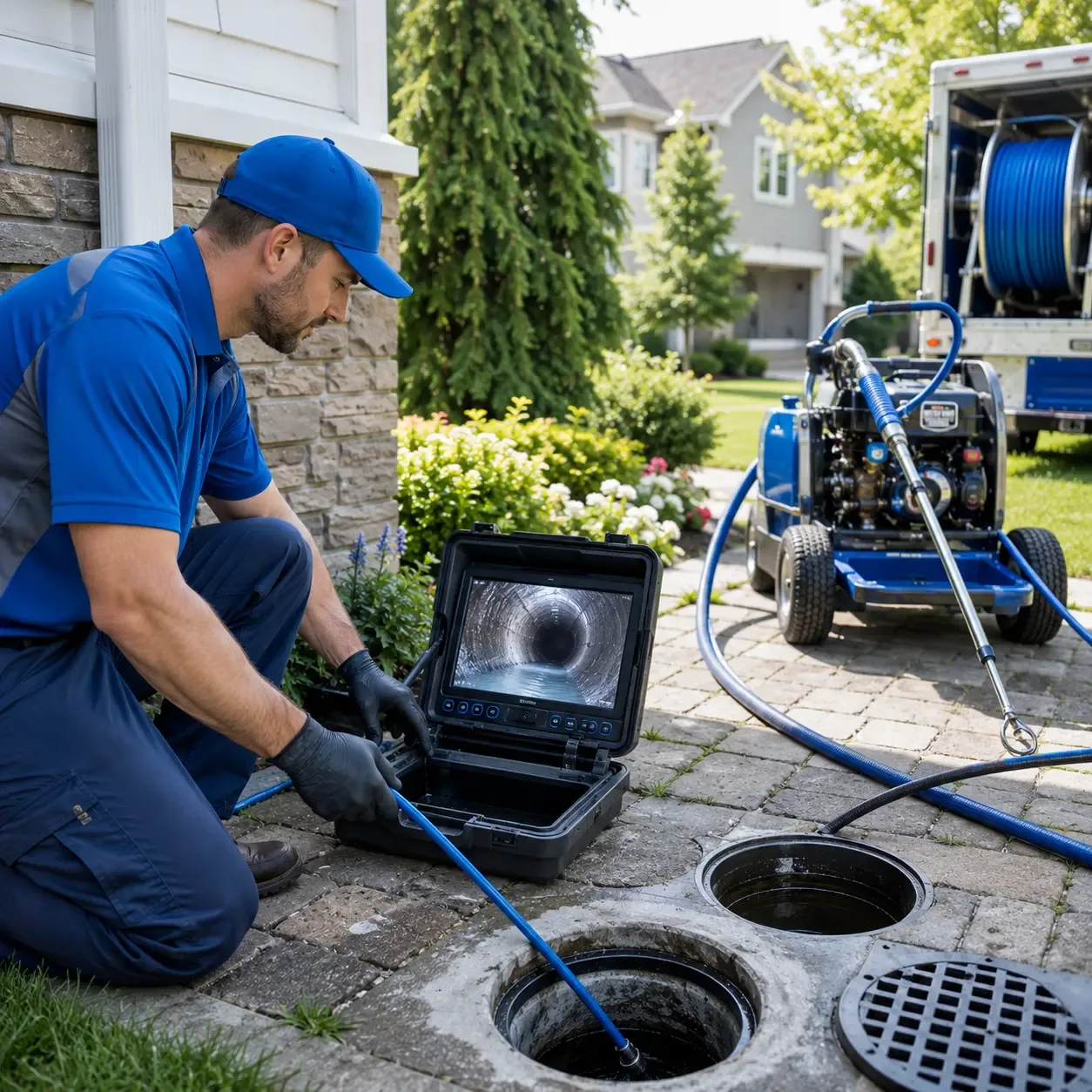 Outdoor drain cleaning professionals serving West Harrison, IN